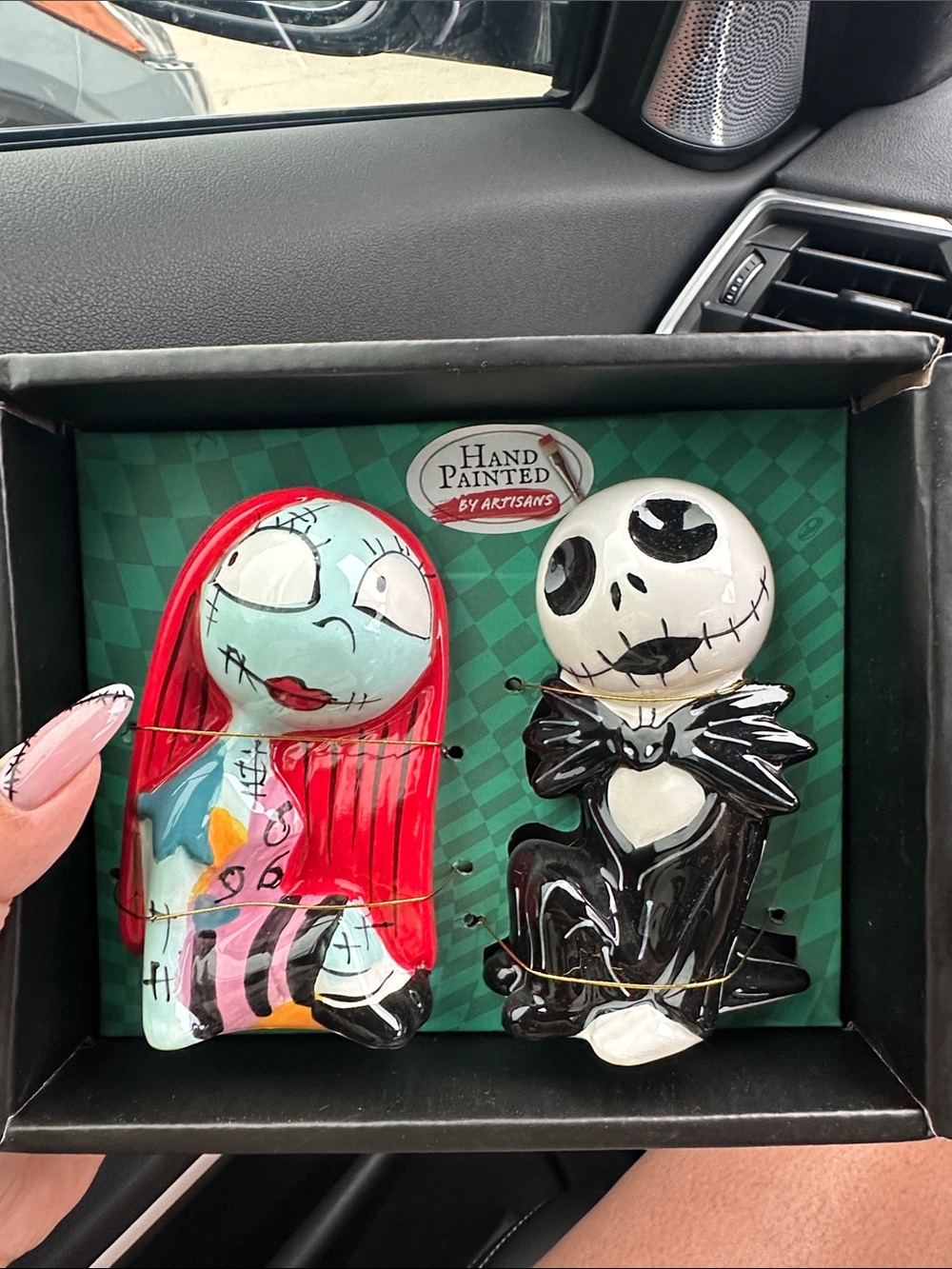 Disney new nightmare before Christmas salt and pepper shakers.